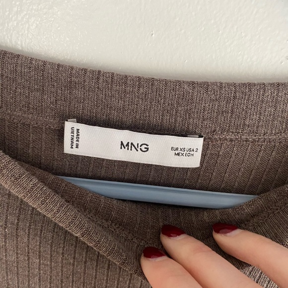 Mango Ribbed Short Dress - Picture 3 of 9